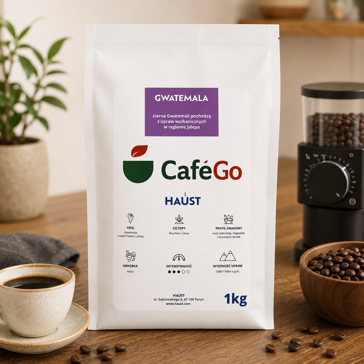 CaféGo Gwatemala – Kawa Ziarnista 1 kg