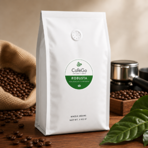 CaféGo Robusta - kawa ziarnista 1 kg